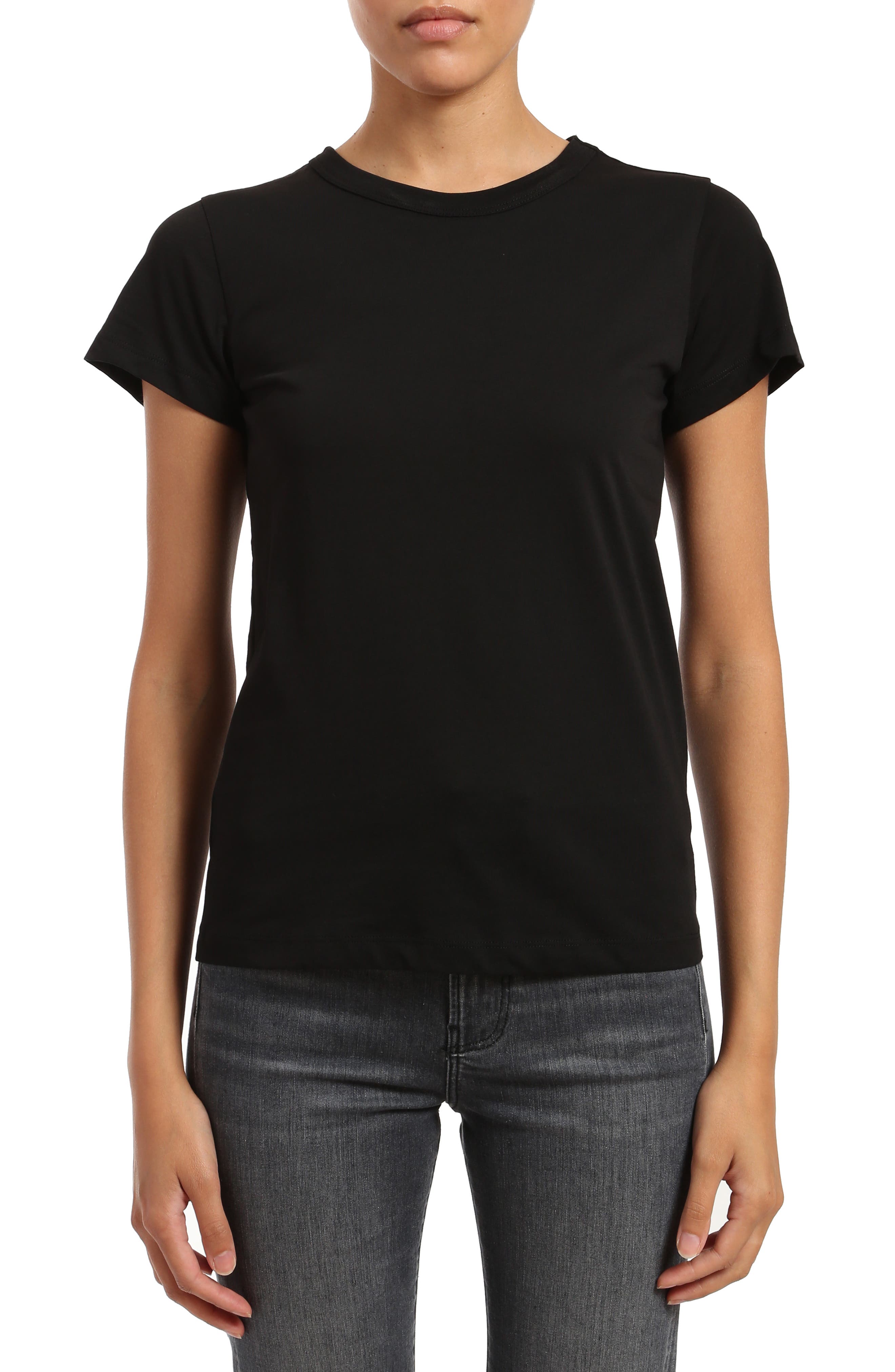 Slim Fit Cotton Slub T-Shirt