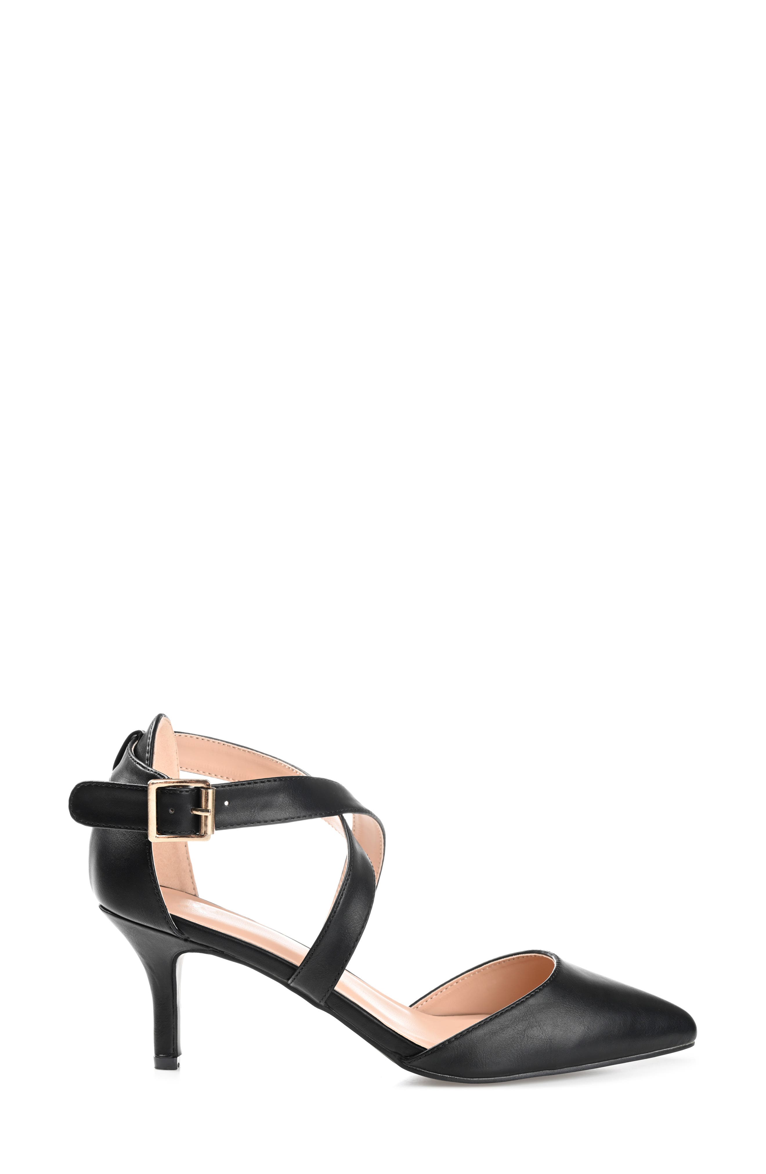 Journee Collection Riva Crossover Pump - Wide Width, Alternate, color, 