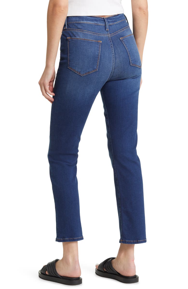 FRAME Le Super High Waist Straight Leg Jeans, Alternate, color,