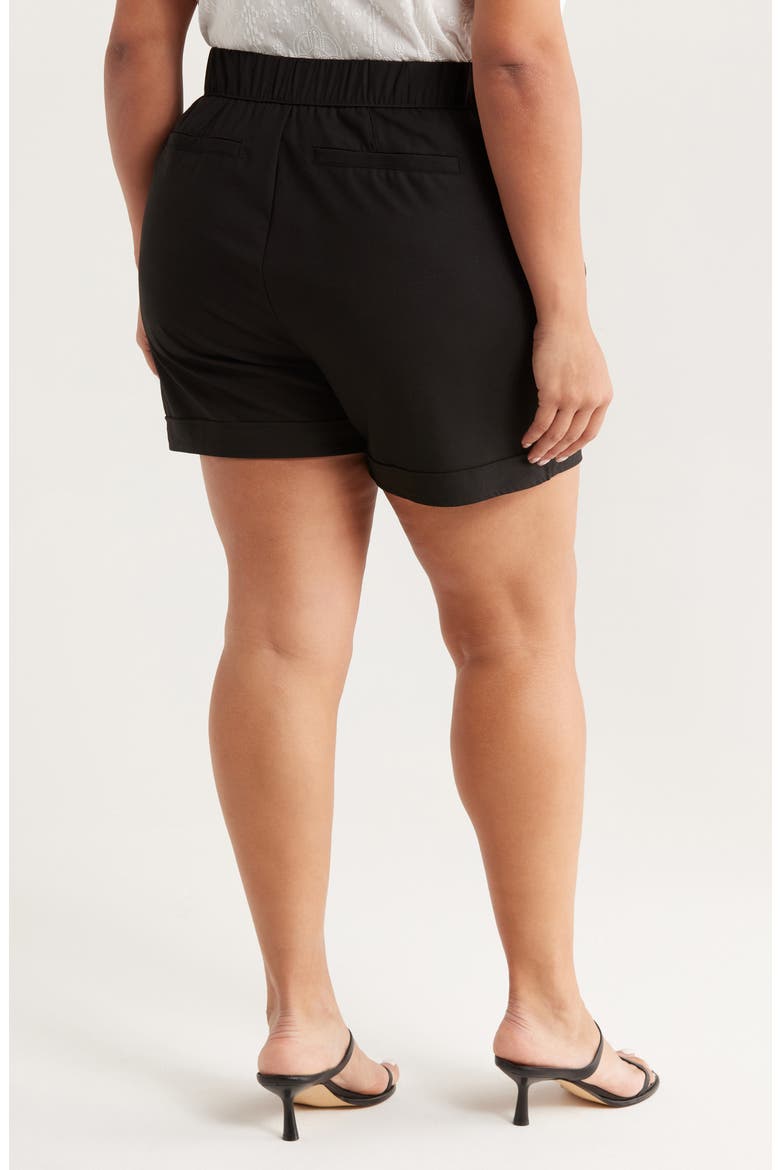 Skyrise Patch Pocket Shorts, Alternate, color, BLACK