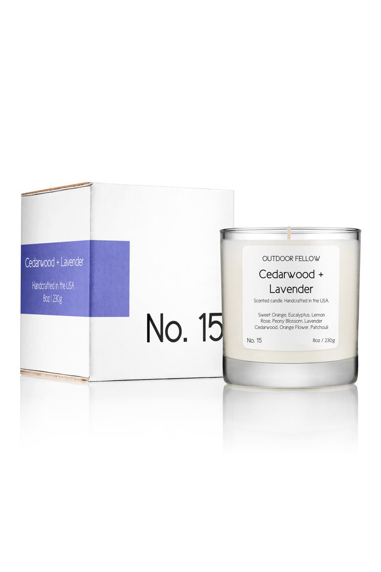 No. 15 Cedarwood + Lavender Scented Candle, Alternate, color, CEDARWOOD/ LAVENDAR