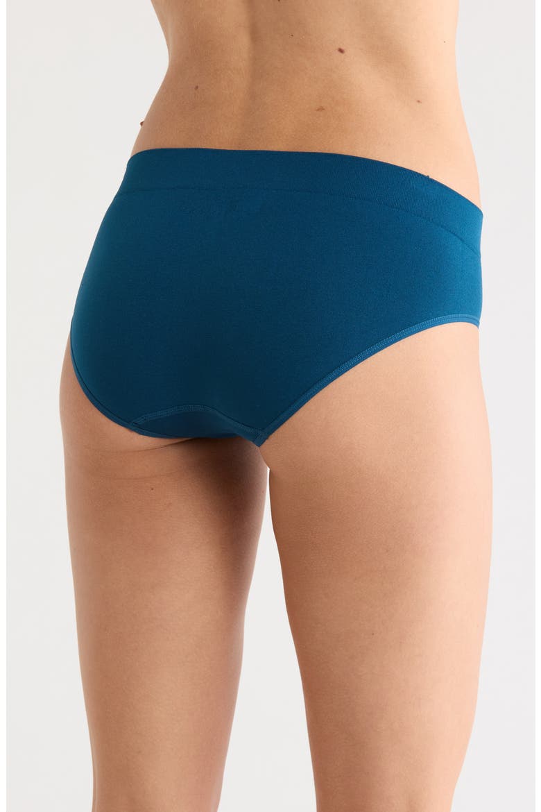 Everyday Assorted 5-Pack Seamless Hipster Briefs, Alternate, color, PINK QUILL MULTI