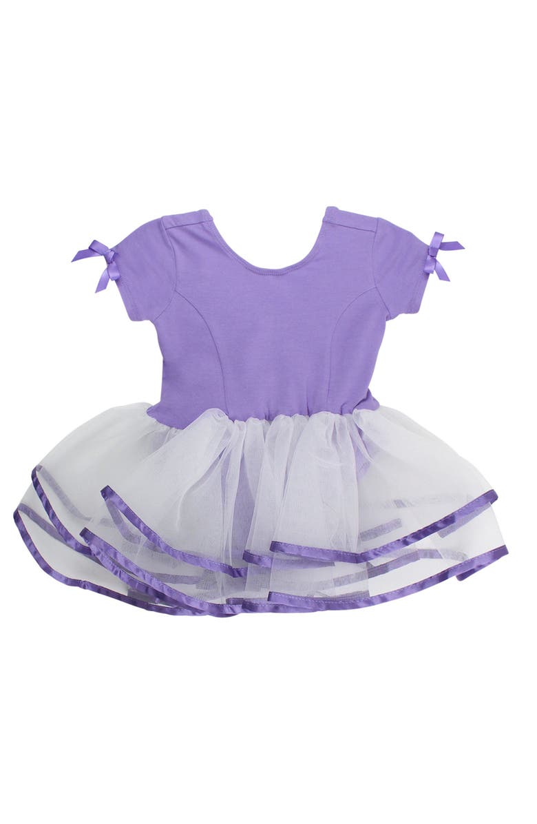 RuffleButts Girls Signature Tutu Leotard, Main, color, Wisteria Purple