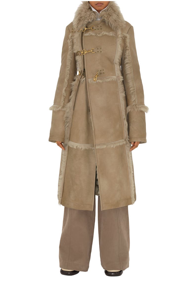 Burberry Shearling Coat, Main, color, 