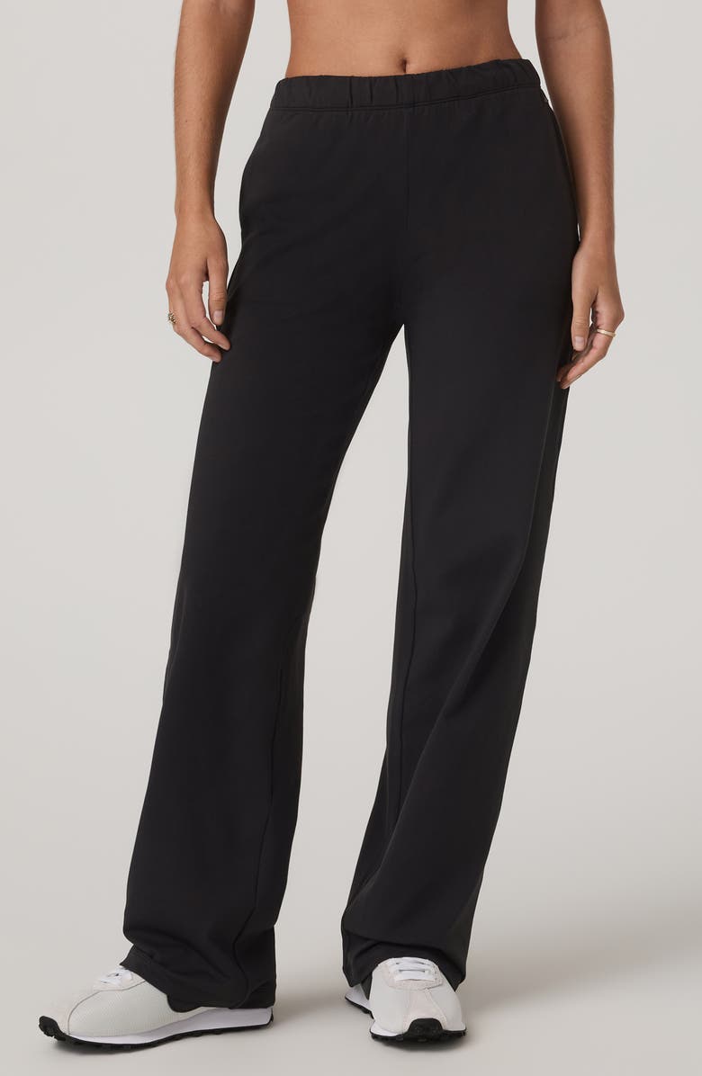 Vuori Halo Modern Straight Leg Sweatpants, Main, color, Solid Black