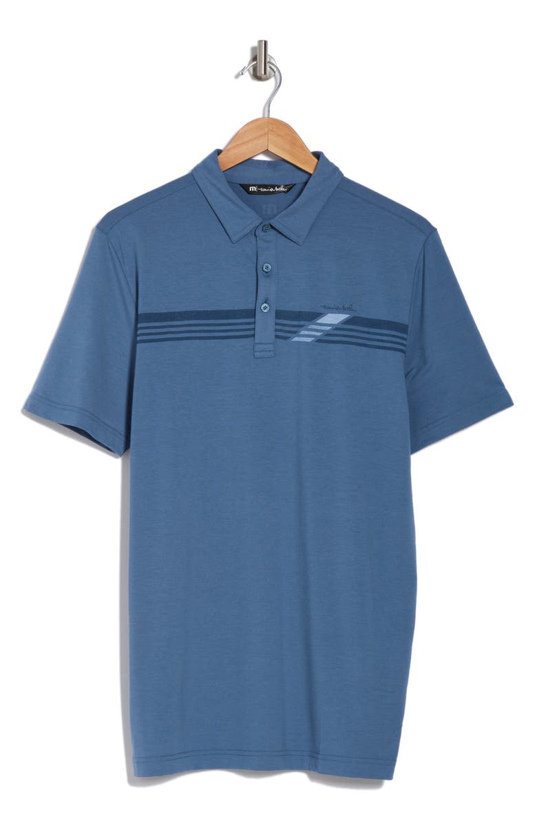 TravisMathew Villa Life Polo, Alternate, color, Stellar Blue