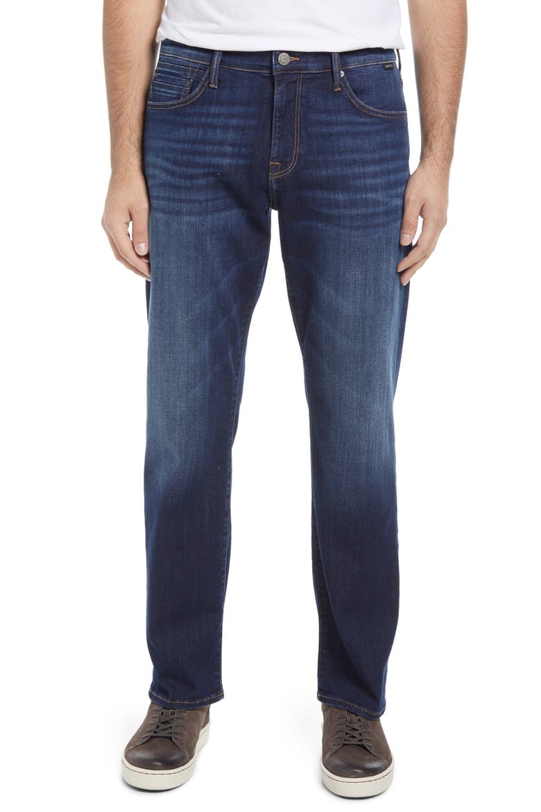 Men's Matt Relaxed Fit Jeans, Main, color, DARK BLUE AUSTIN