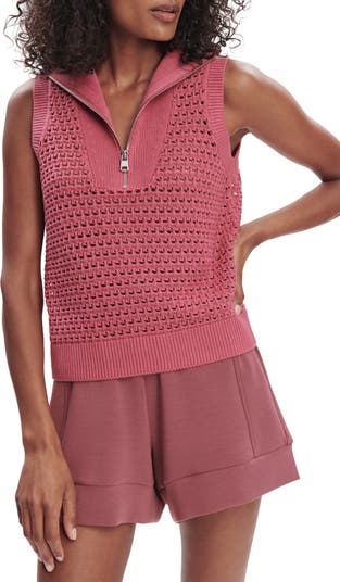 Varley Bains Half Zip Sweater Tank | Nordstrom