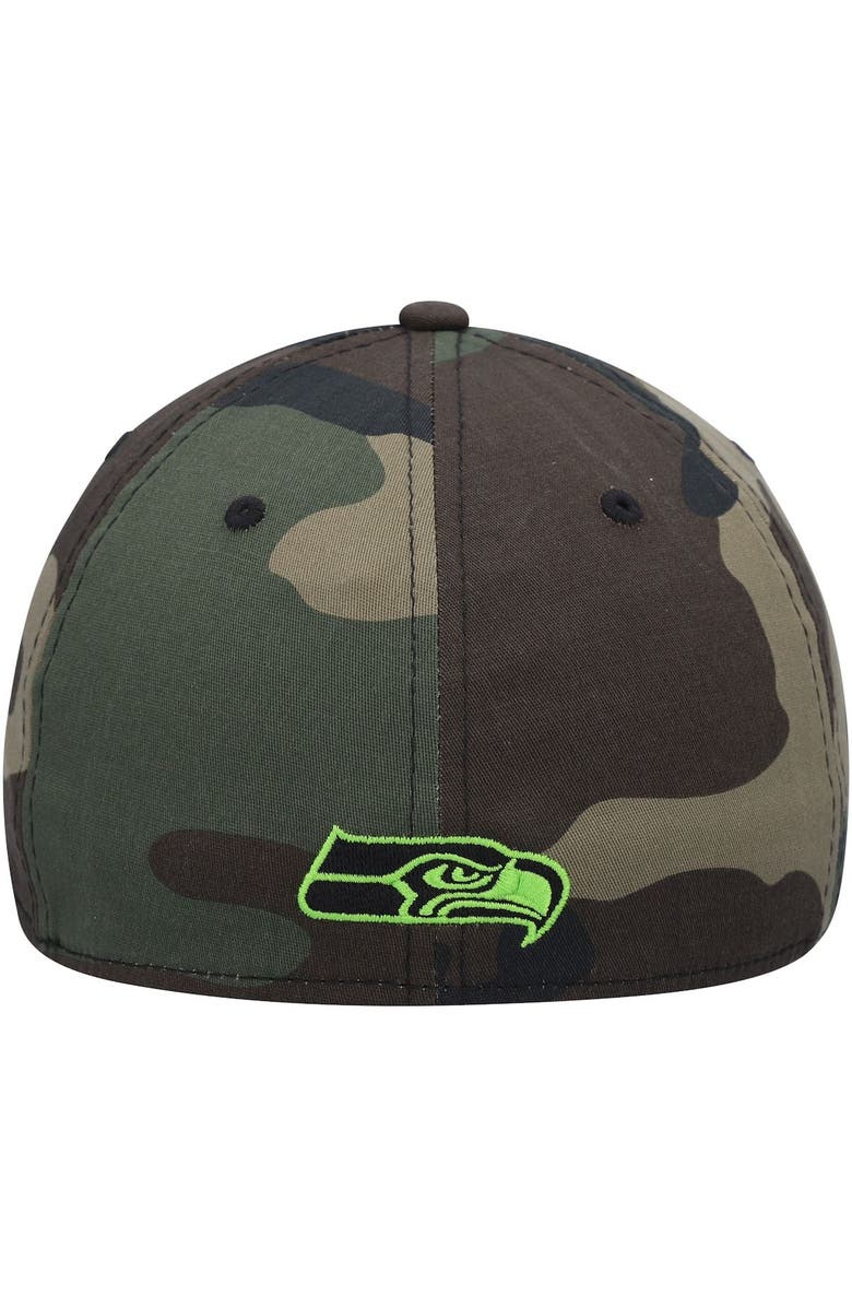 New Era Men's New Era Camo Seattle Seahawks  Punched Out 39THIRTY Flex Hat, Alternate, color, 