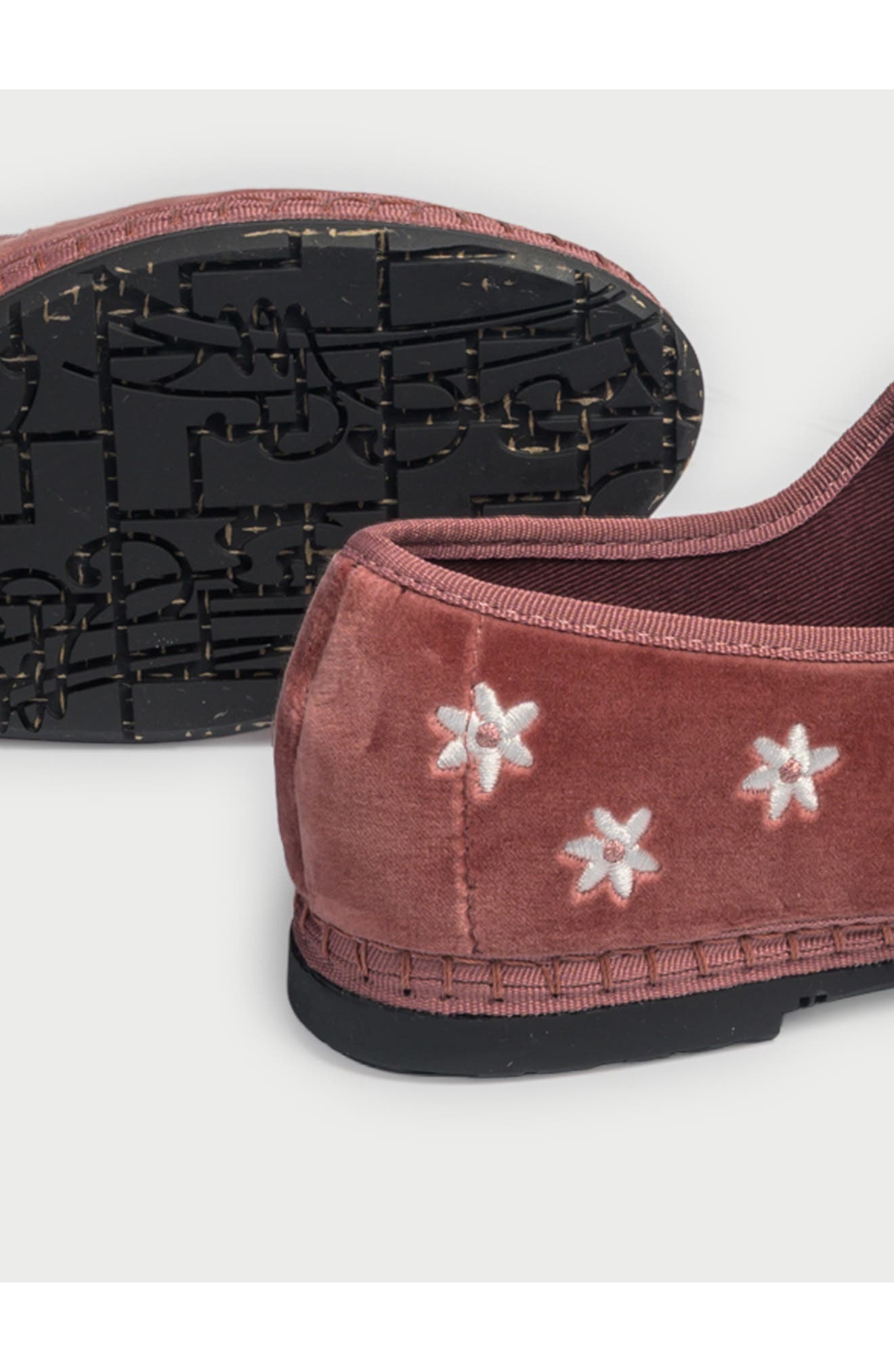 Daisy Embroidery Mary Jane, Alternate, color, PINK