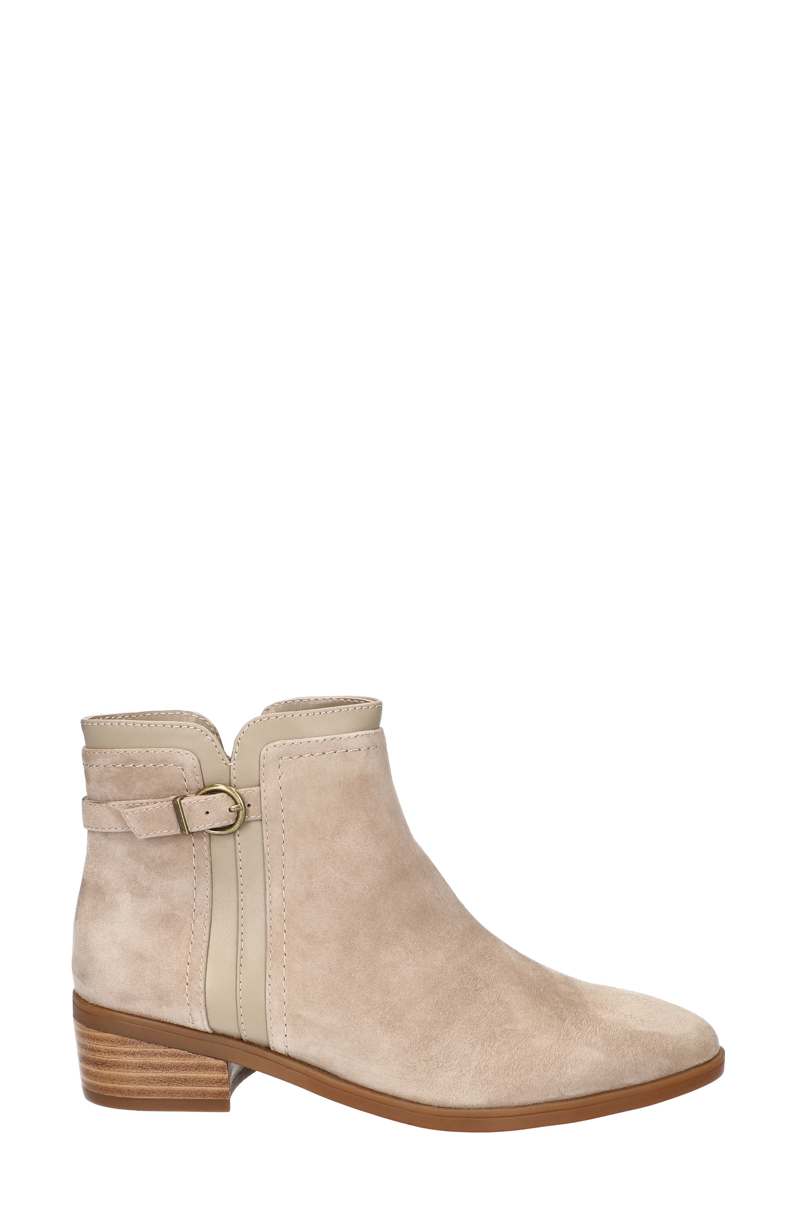 Bella Vita Beatrice Bootie, Alternate, color, Almond Kidsuede Leather