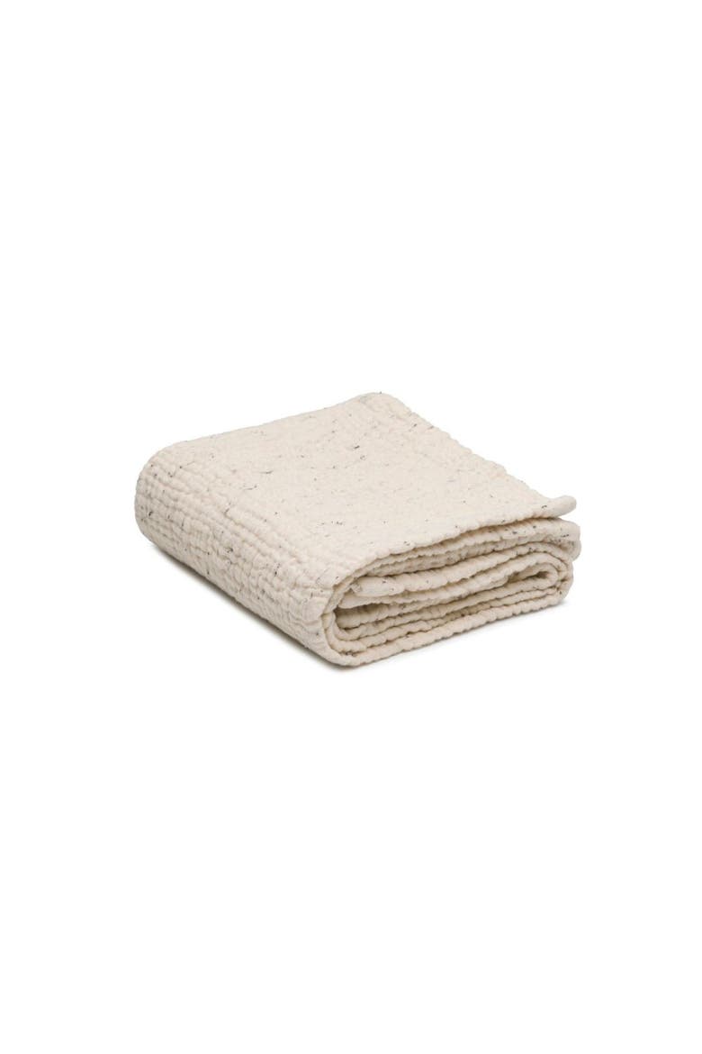 Soho Supersoft 4-Layer Cotton Gauze Towel Bundle, Alternate, color, Ecru Black Dots