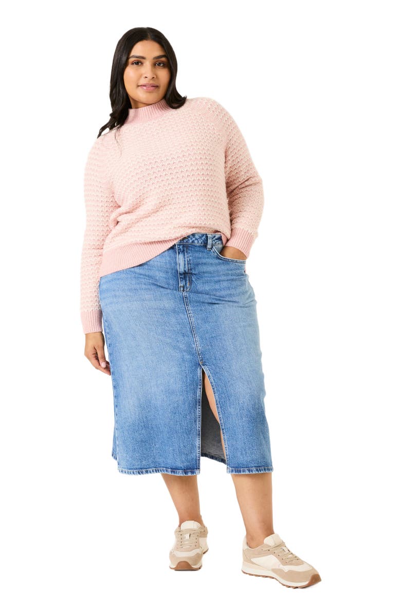 FatFace Plus Size Candy Stripe Sweater, Alternate, color,