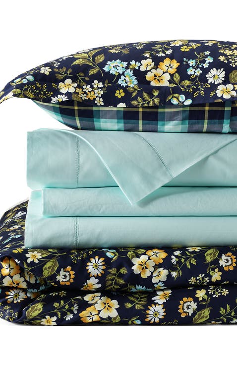 300 Thread Count Cotton Smooth Percale Duvet Bed Cover