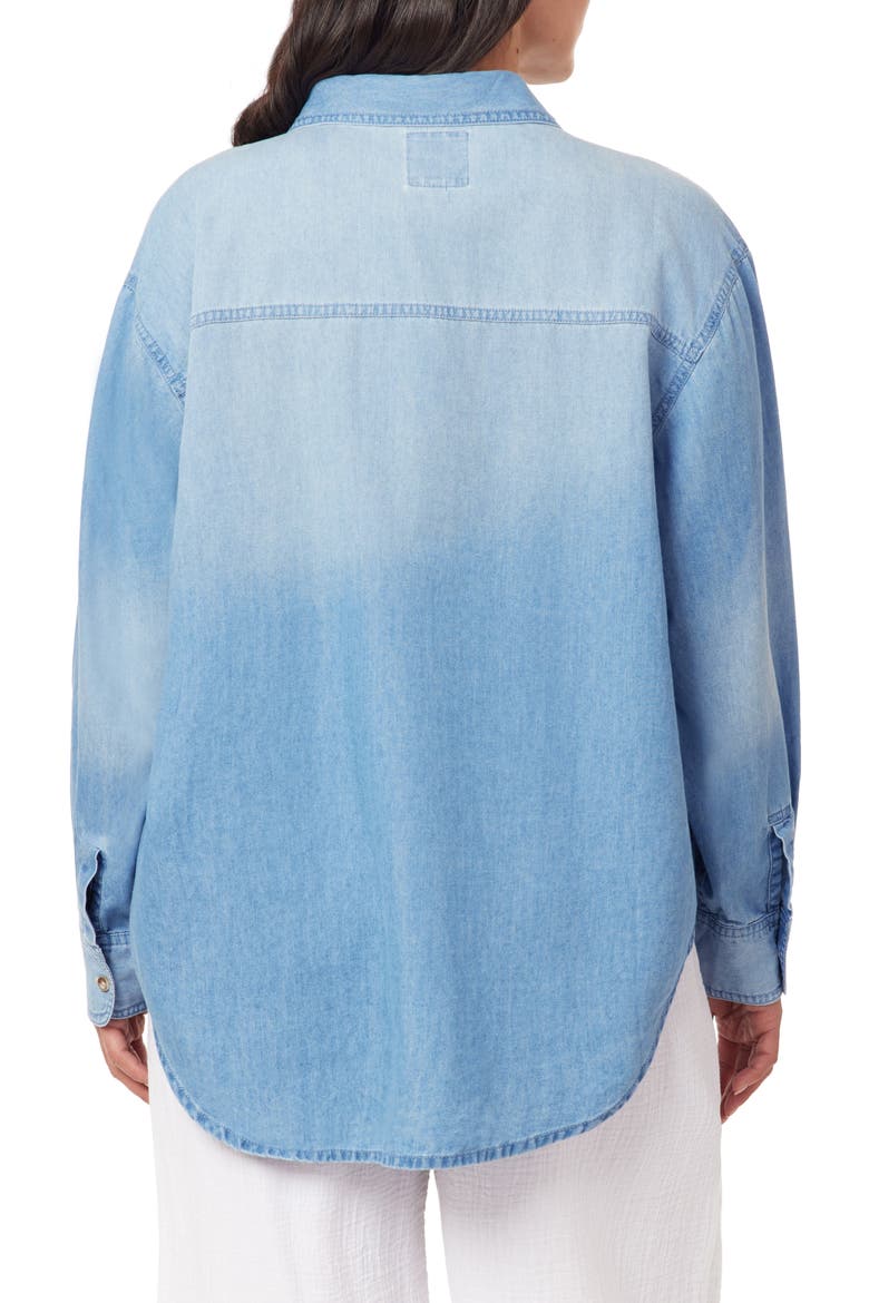Alaina Relaxed Chambray Shirt, Alternate, color, MEDIUM WASH CHAMBRAY