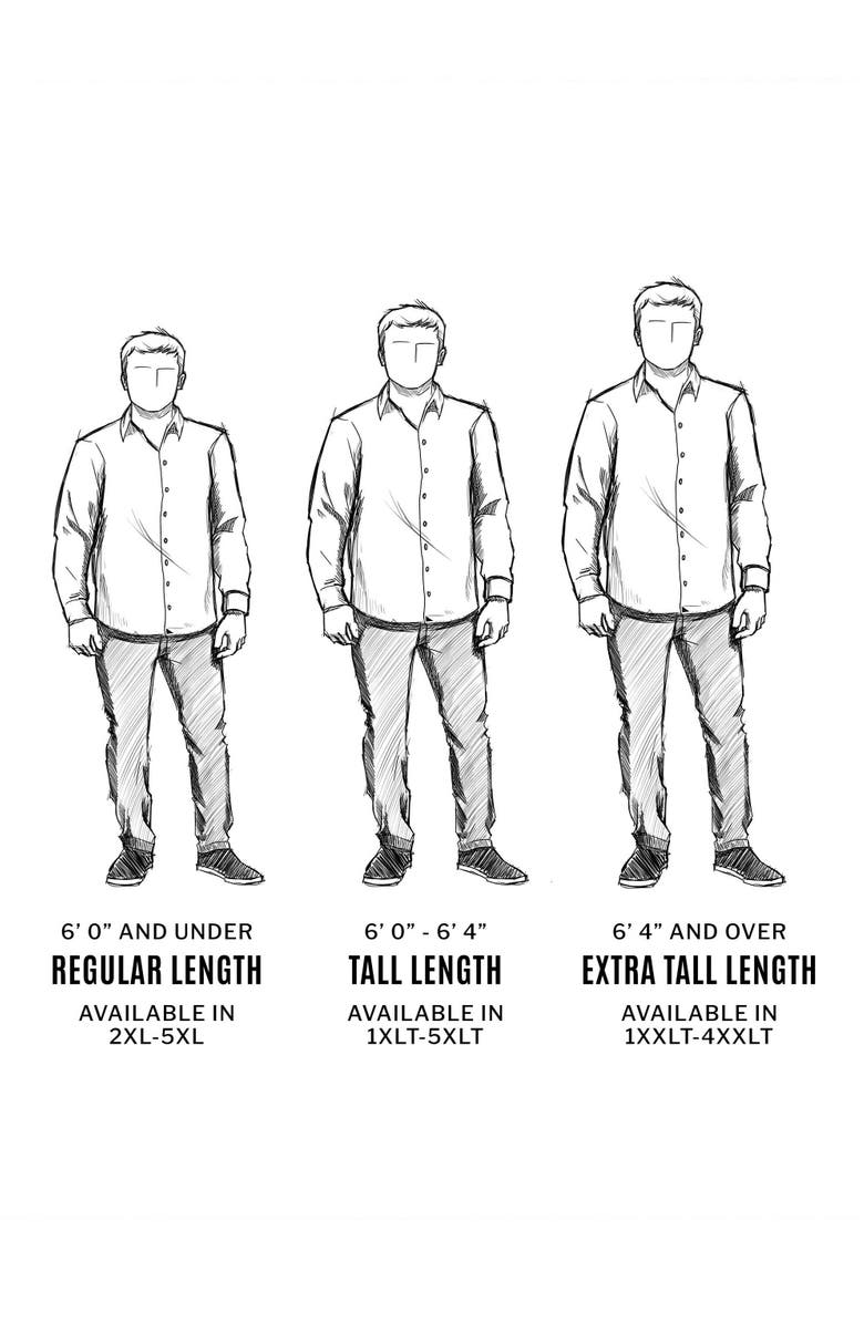 Untuckit Fit by Dxl Big & Tall Blackstone Sport Shirt, Alternate, color, Black