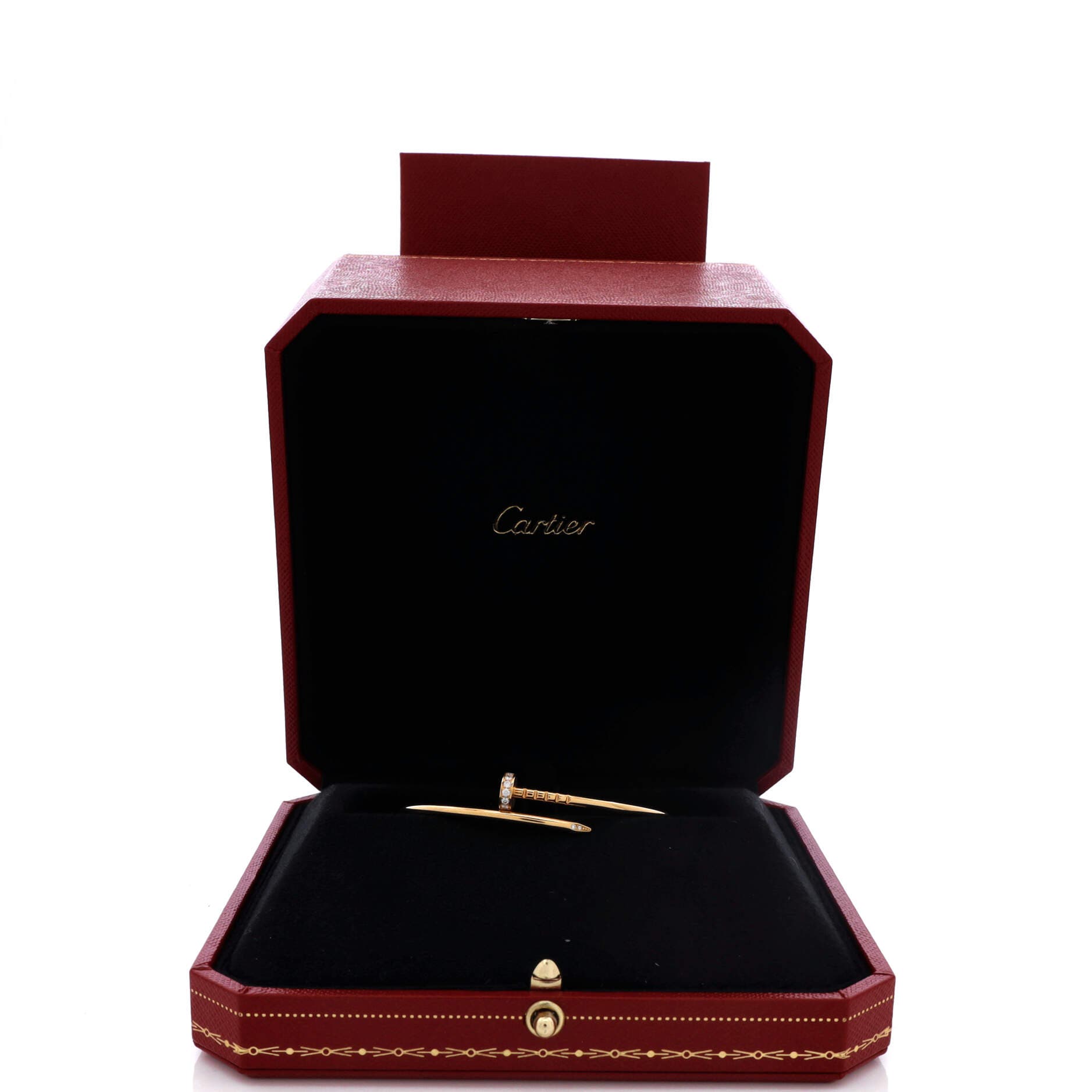 Juste un Clou Bracelet 18K Yellow Gold with Diamonds Small, Alternate, color, Metallic Gold
