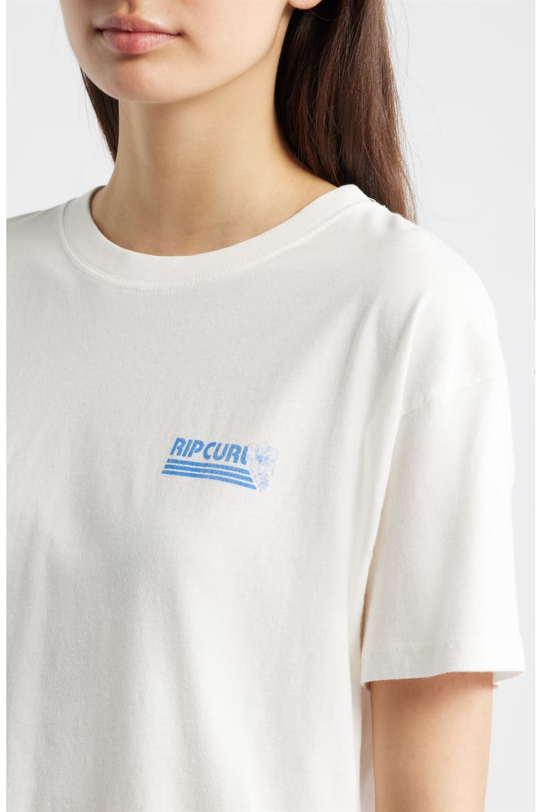 Ocean Break Relaxed Graphic T-Shirt, Alternate, color, BONE