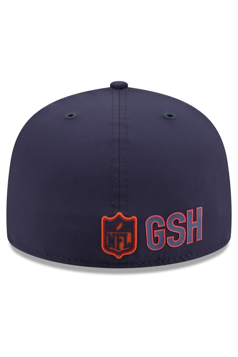 Men's New Era Navy Chicago Bears 2026 Sideline 59FIFTY Fitted Hat, Alternate, color, Navy