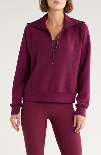 SPANX® AirEssentials Half Zip Sweatshirt | Nordstrom