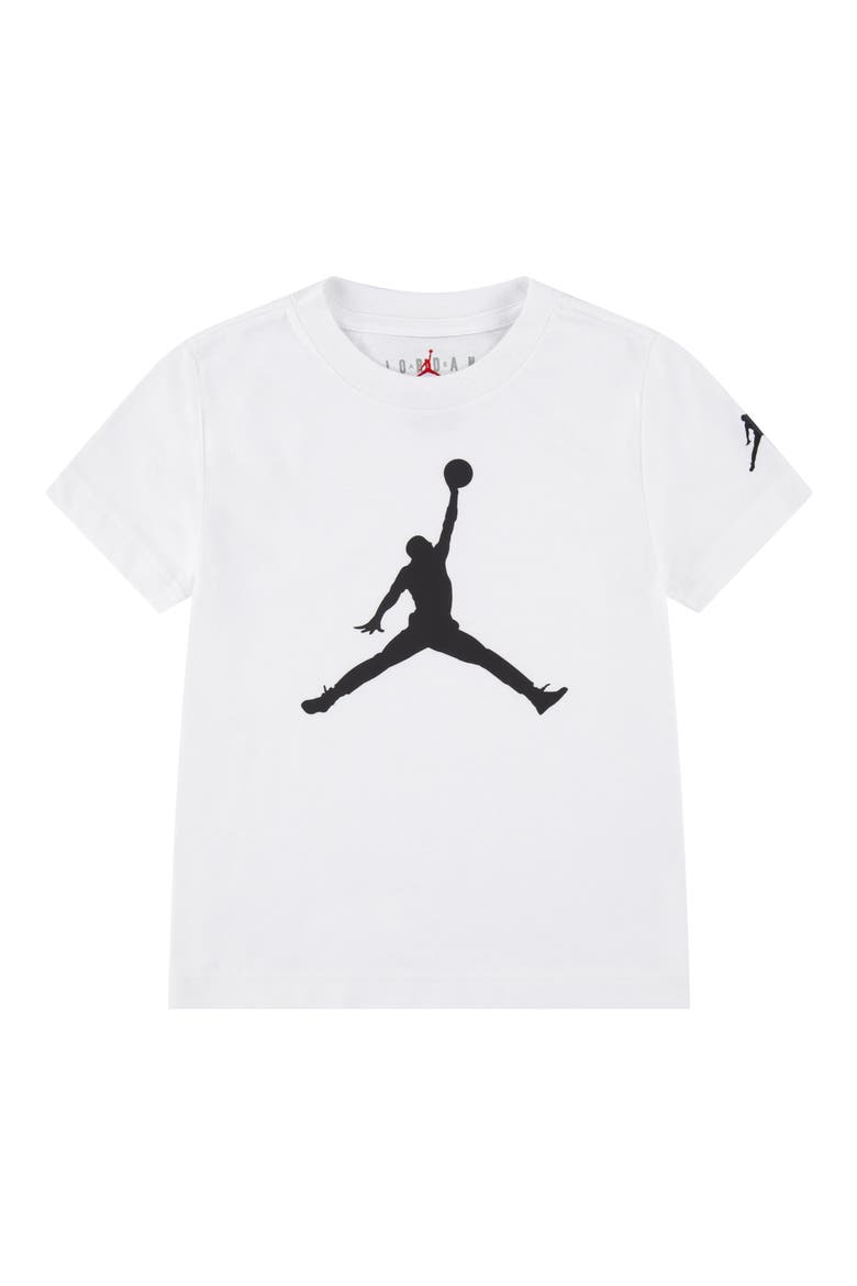 Kids' Jumpman Graphic T-Shirt, Main, color, WHITE
