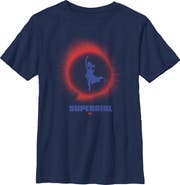 Supergirl Boy's Supergirl Kara Flying Silhouette Graphic T-Shirt