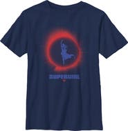 Supergirl Boy's Supergirl Kara Flying Silhouette Graphic T-Shirt