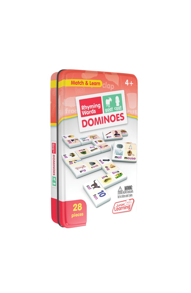 Junior Learning Rhyming Word Dominoes, Alternate, color, Multicolored