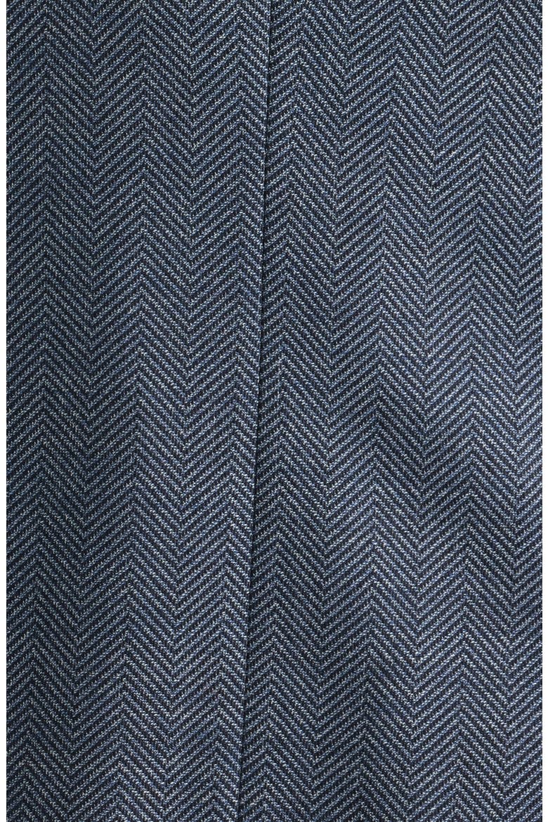 Hutson Slim Fit Navy Cotton & Wool Herringbone Sport Coat, Alternate, color, DARK BLUE