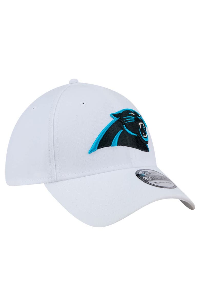 New Era Men's New Era White Carolina Panthers Main 39THIRTY Flex Hat, Alternate, color, White