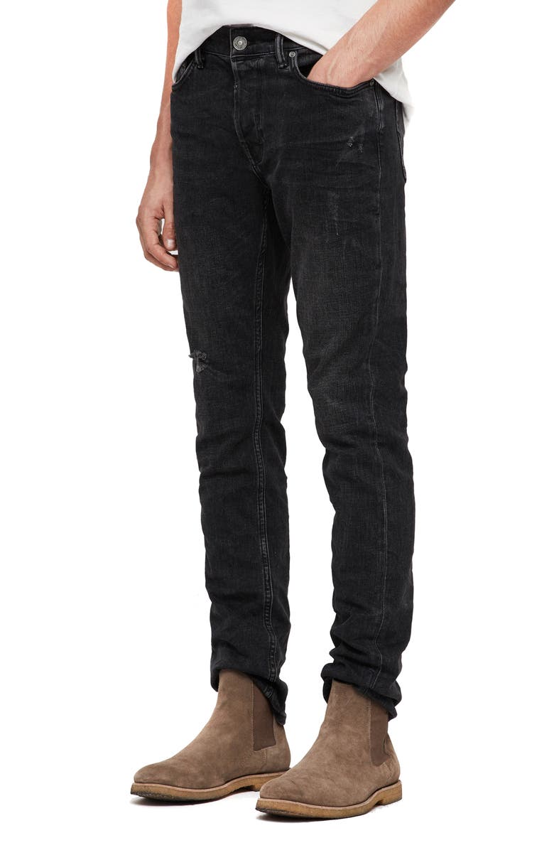 AllSaints Rex Slim Fit Straight Leg Jeans, Alternate, color, 