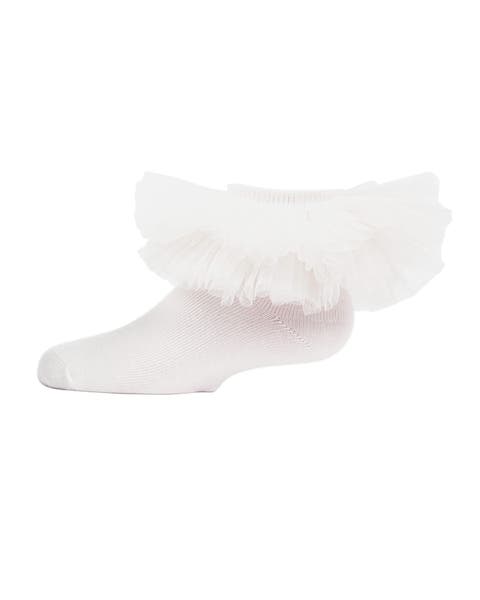 Oversized Tutu Ballerina Anklet Socks (Toddler, Little Kid, Big Kid)