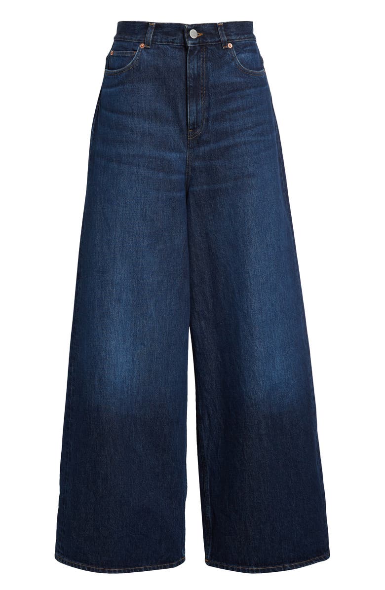TEURN STUDIOS Baggy Jeans, Alternate, color, Dark Blue