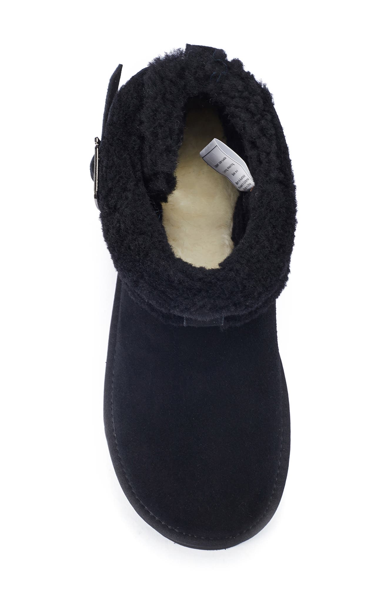 Australia Luxe Collective Eden Genuine Shearling Platform Bootie, Alternate, color, Black