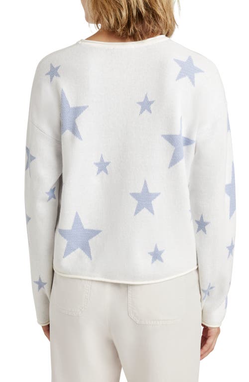 Splendid Stevie Star Sweater In Moonstone/star