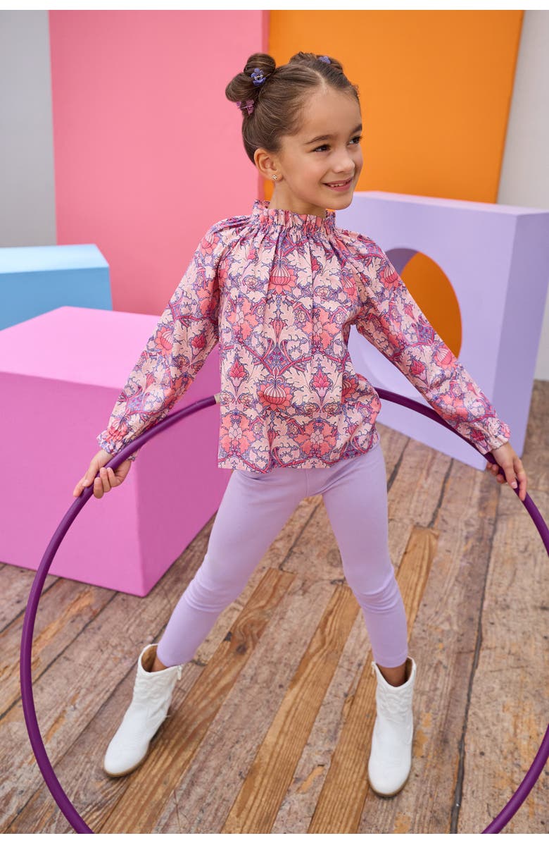 BISBY Kids' Knit Solid Legging, Alternate, color, Lilac