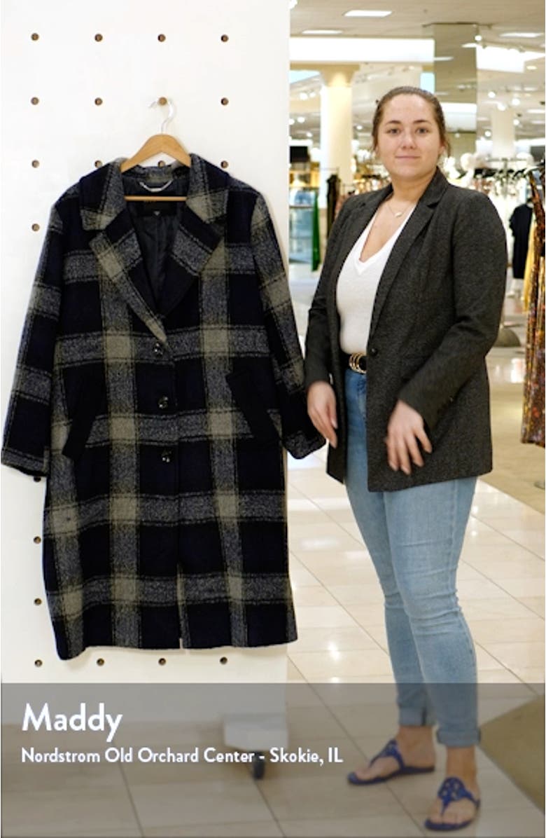 Plaid Wool Coat, sales video thumbnail