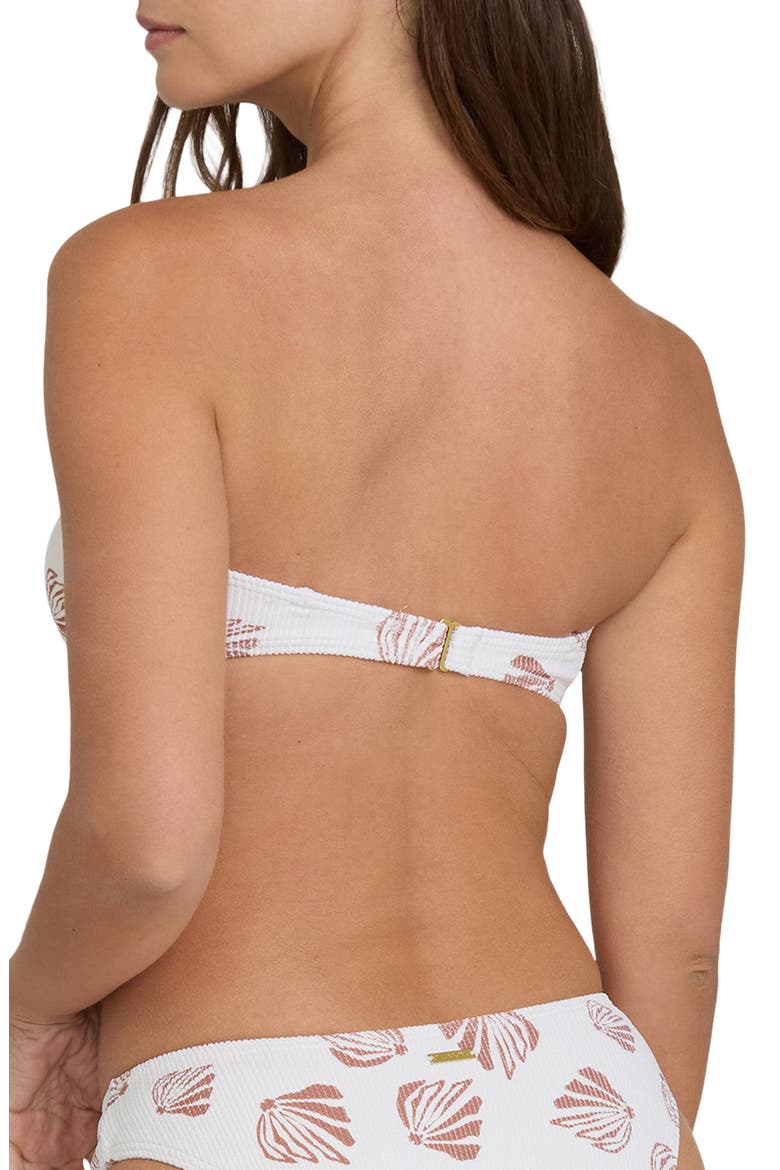 Sandy Shells Rio Bandeau Bikini Top, Alternate, color, SALT CRYSTAL