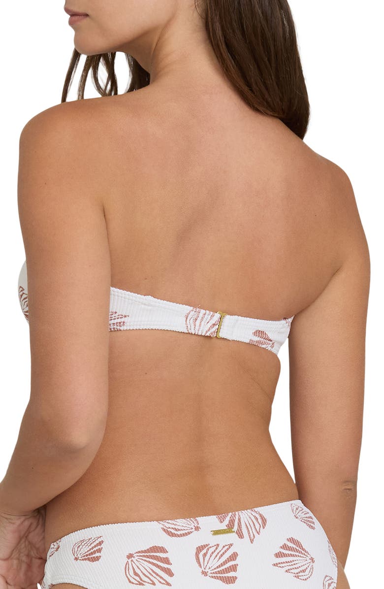 Billabong Sandy Shells Rio Bandeau Bikini Top, Alternate, color, Salt Crystal