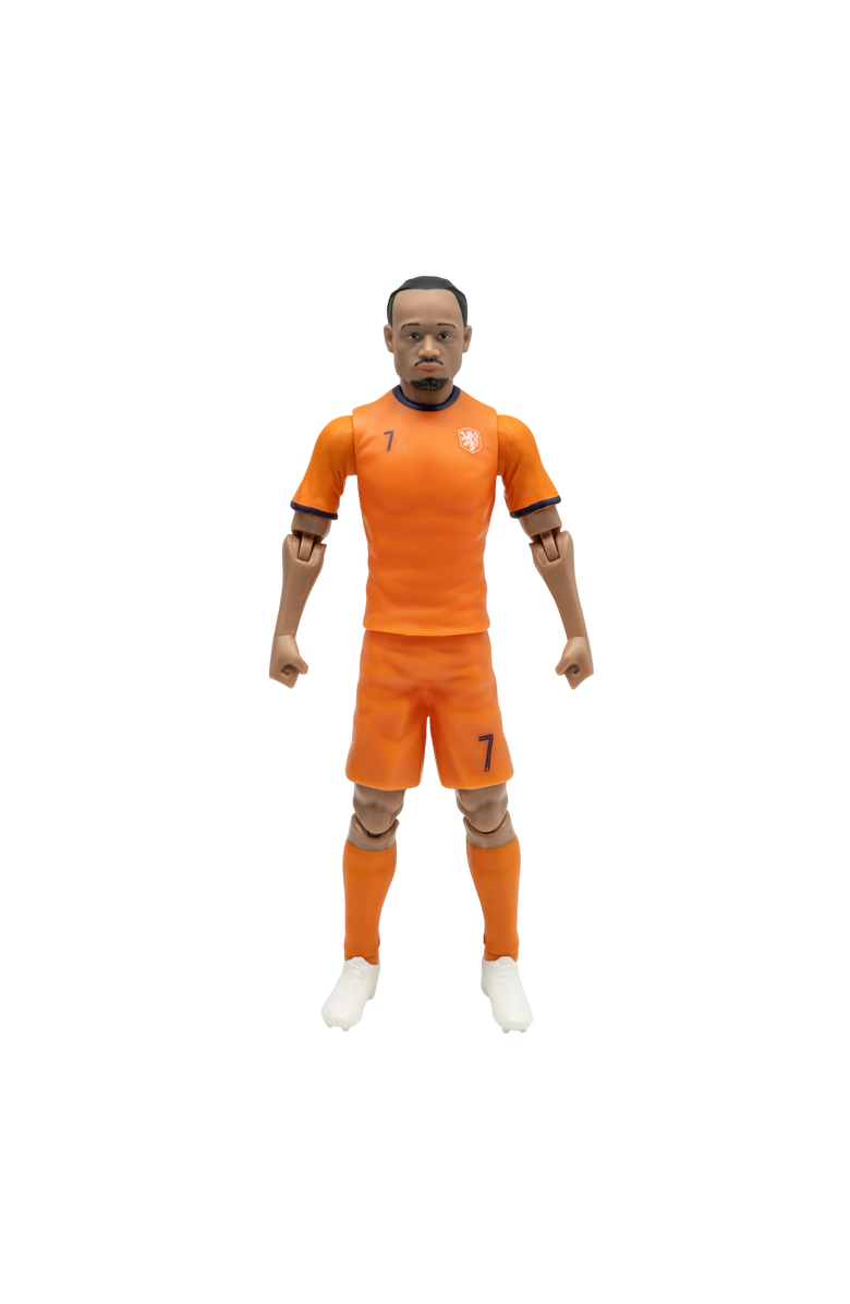 Banbo Toys Sockers Netherlands National Xavi Simons 8" Soccer Action Figure, Main, color, Orange