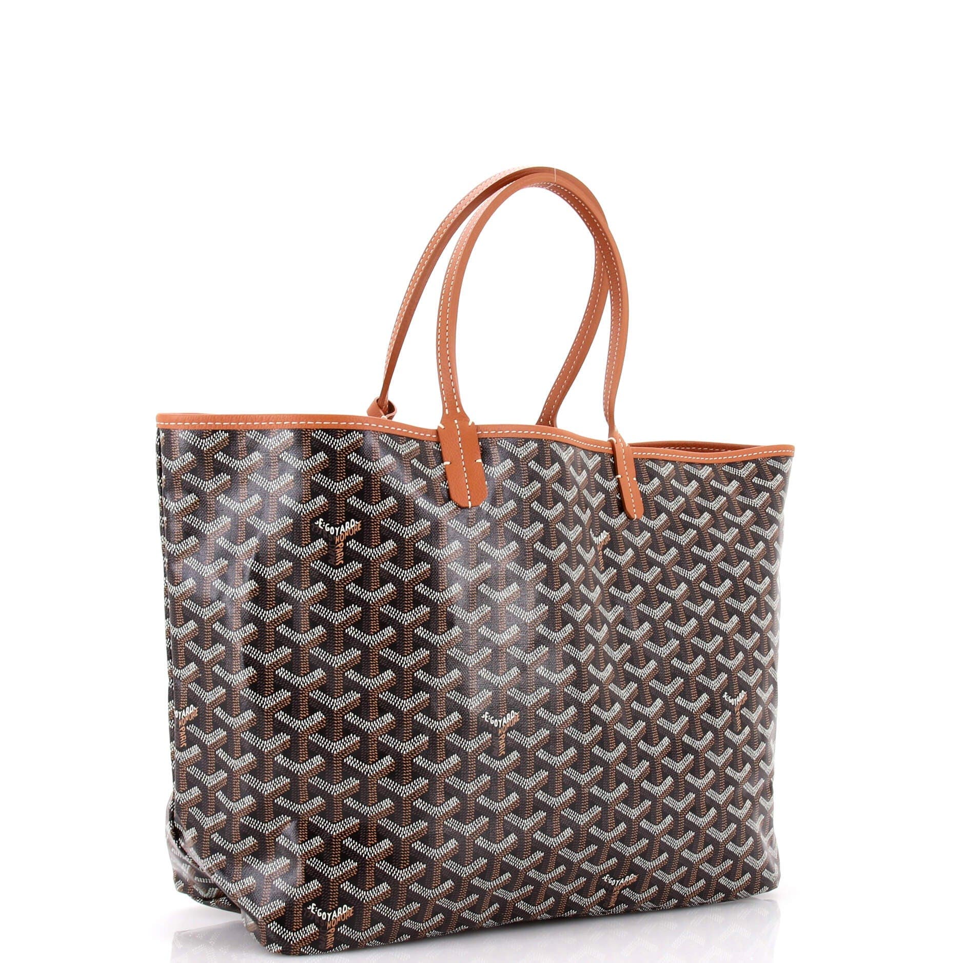 Pre-Owned Goyard Saint Louis Tote Coated Canvas PM, Alternate, color, Brown