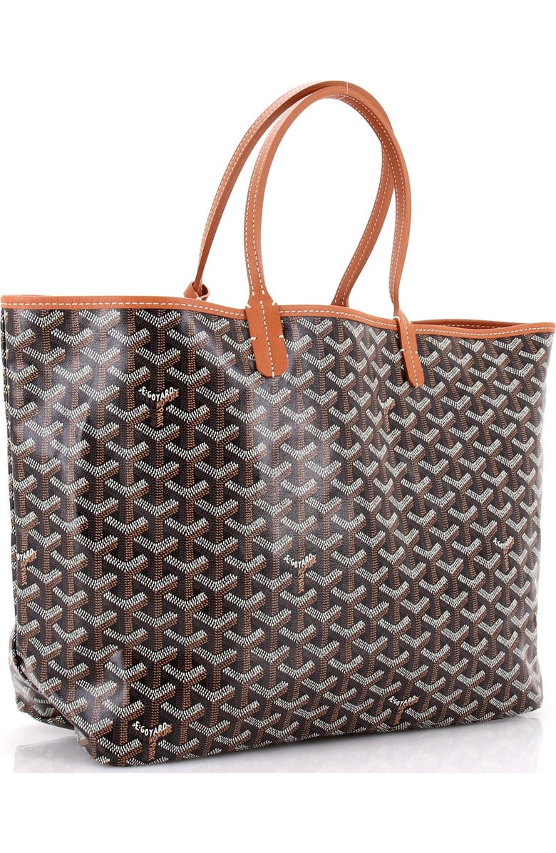 Pre-Owned Goyard Saint Louis Tote Coated Canvas PM, Alternate, color, Brown