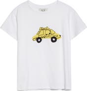 KÚR NYC Taxi Appliqué Pima Cotton T-Shirt