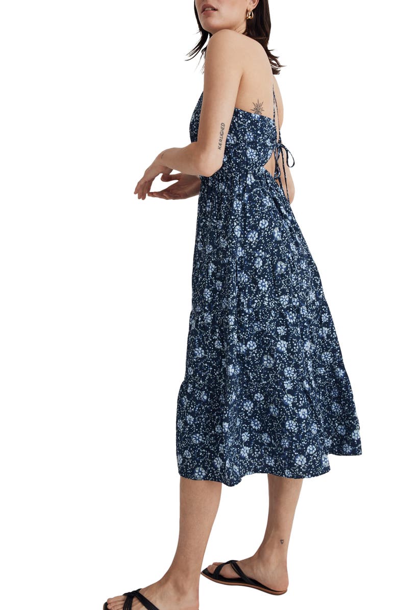 Madewell Cross-Back Halter Midi Dress | Nordstromrack