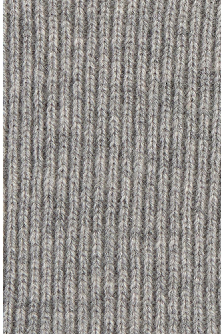 Fingerless Wool & Cashmere Gloves, Alternate, color, HEATHER GREY