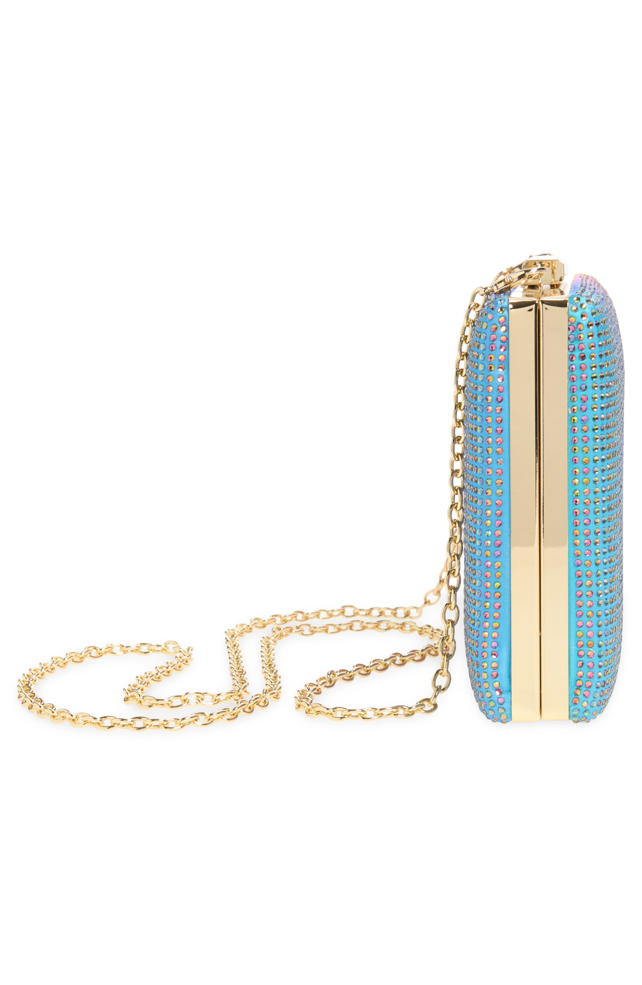 Ombré Box Clutch, Alternate, color, PURPLE MULTI
