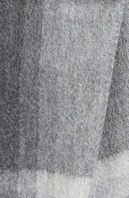 Andrew Stewart Ombré Cashmere Scarf In Gray
