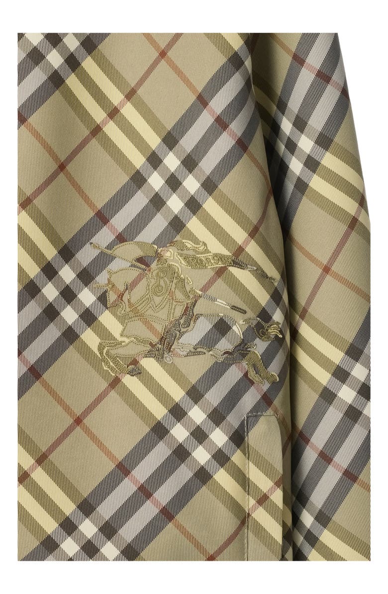 Burberry Reversible Check Hooded Jacket, Alternate, color, Glade Green