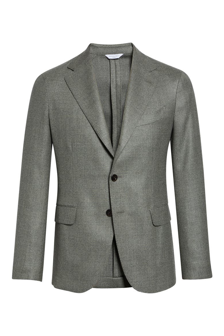 Dover Hopsack Virgin Wool Blazer, Alternate, color, SAGE GREEN