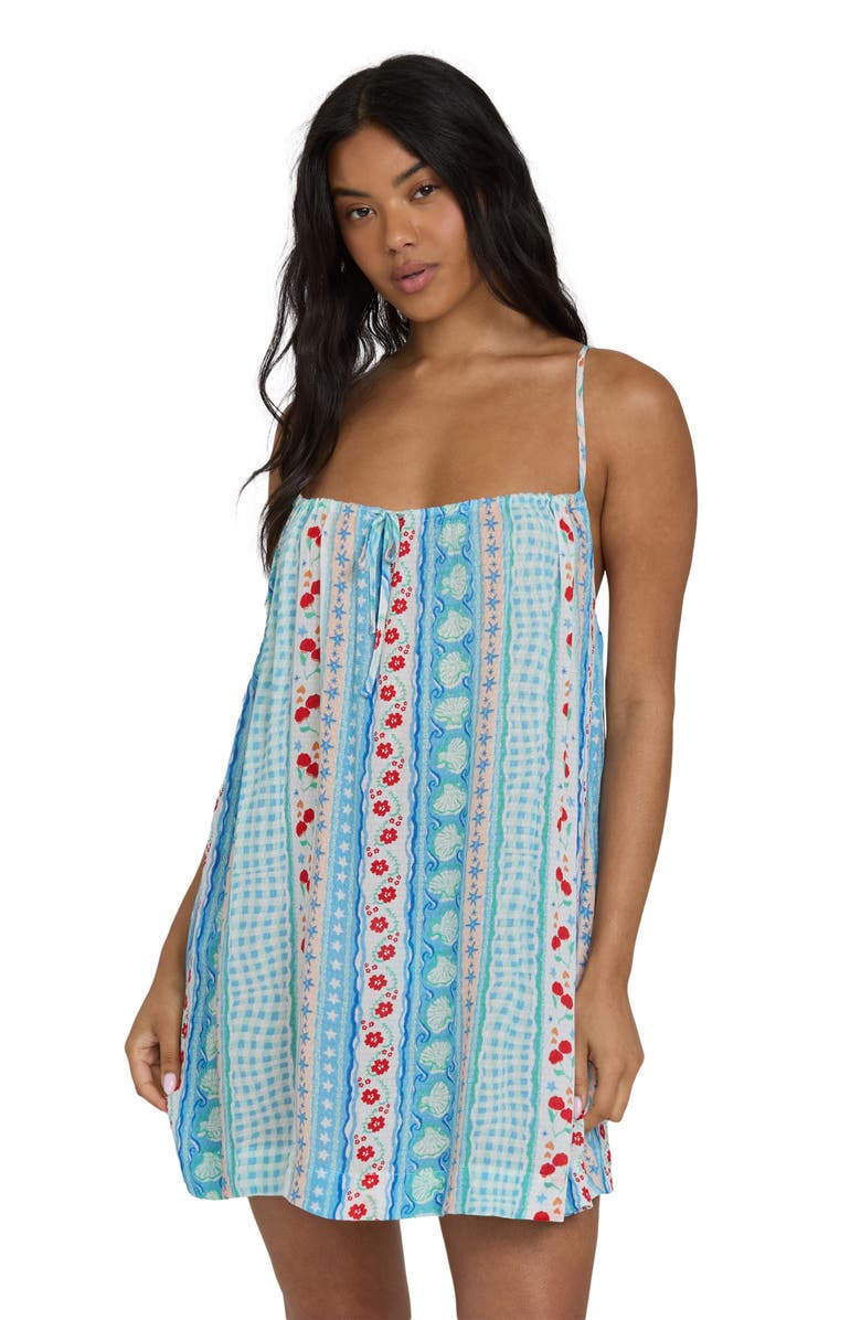 Billabong Beach Song Cover-Up Dress, Alternate, color, Dream Blue